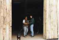 Katja and Jo in the Barn